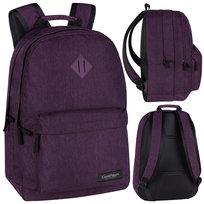 Plecak szkolny dla chłopca, gładki, fioletowy, CoolPack