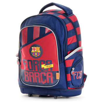Plecak szkolny dla chłopca i dziewczynki  Astra FC Barcelona trzykomorowy - Astra