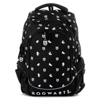 Plecak szkolny dla chłopca i dziewczynki czarny Empik Kolekcja Back to Hogwarts dwukomorowy - Empik