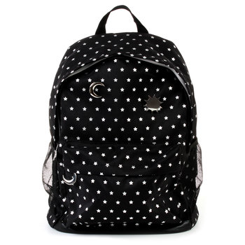 Plecak szkolny dla chłopca i dziewczynki czarny Paperdot Kolekcja Galaxy jednokomorowy - Paperdot