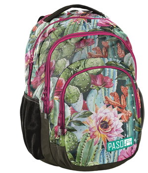 Plecak szkolny dla chłopca i dziewczynki Paso trzykomorowy - Paso