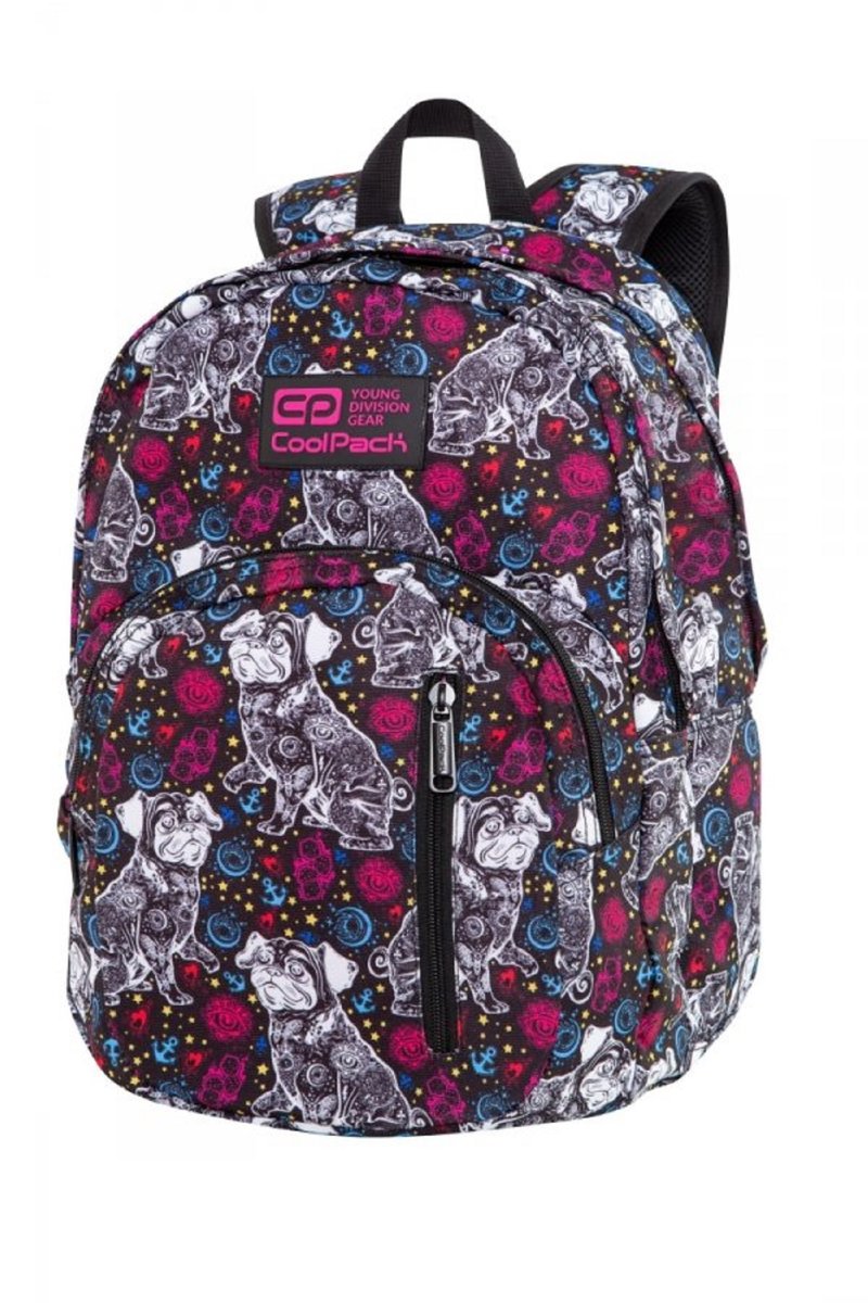 Фото - Шкільний рюкзак (ранець) CoolPack Plecak szkolny dla chłopca i dziewczynki różowy  pies trzykomorowy 