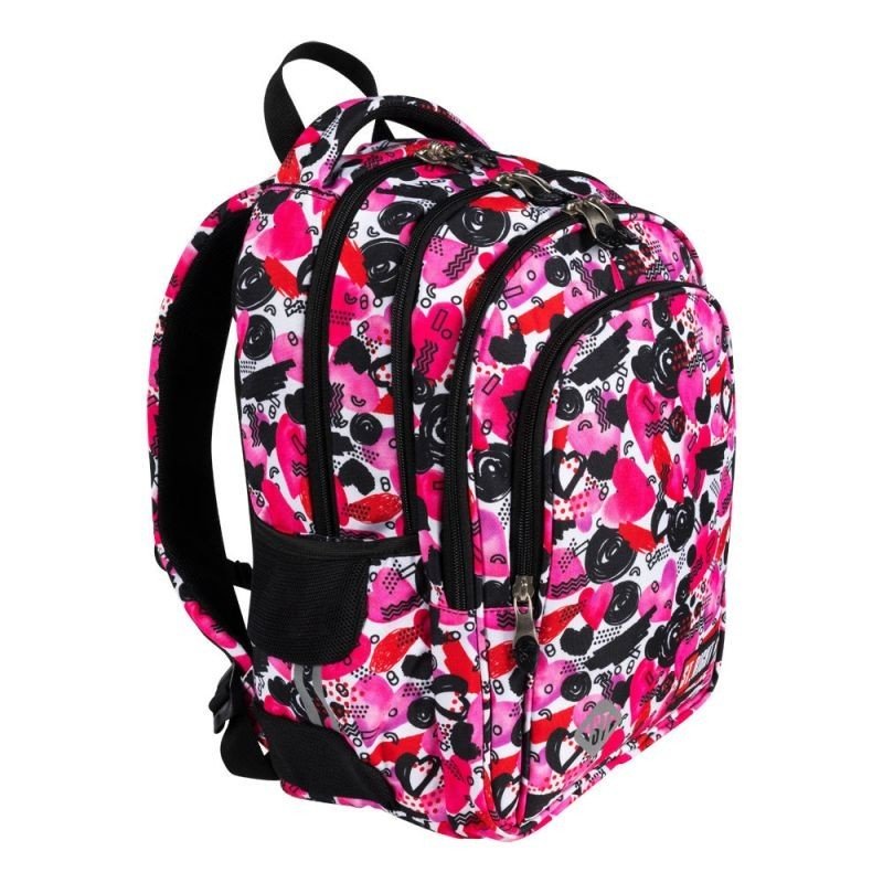 Фото - Шкільний рюкзак (ранець) Plecak szkolny dla chłopca i dziewczynki różowy St.Right serce czterokomor