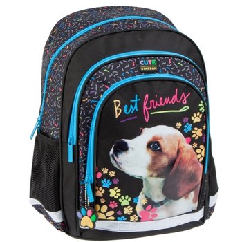 Plecak szkolny dla chłopca i dziewczynki  Starpak pies dwukomorowy - Starpak