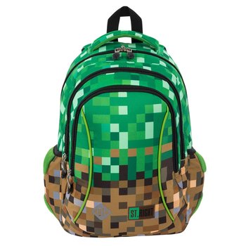 Plecak szkolny dla chłopca i dziewczynki zielony PakaNiemowlaka Gry  - PakaNiemowlaka