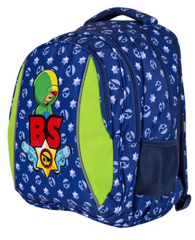Plecak szkolny dla chłopca Leon trzykomorowy - Leon