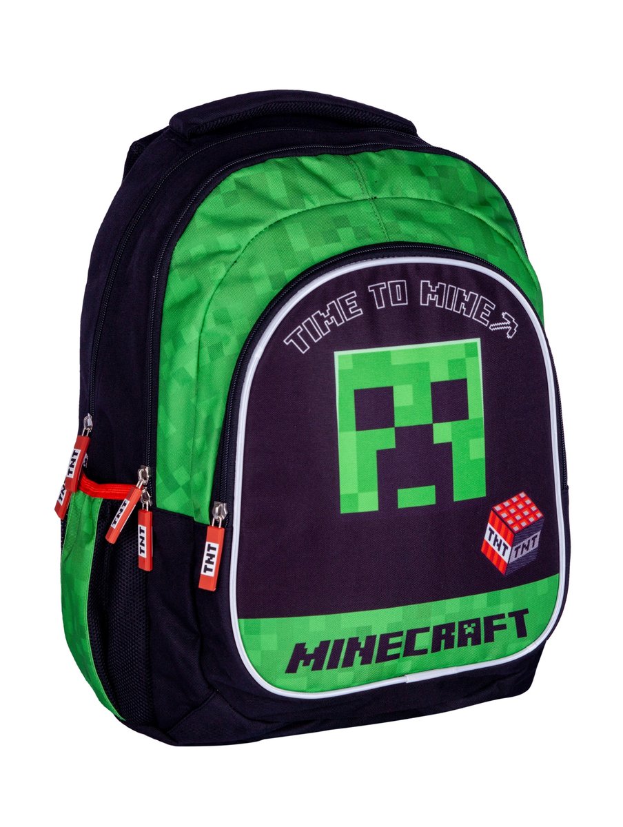 Zdjęcia - Plecak szkolny (tornister) Astra Plecak szkolny dla chłopca, Minecraft, zielony, 