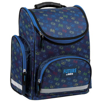 Plecak szkolny dla chłopca niebieski Derform jednokomorowy - Future by BackUp