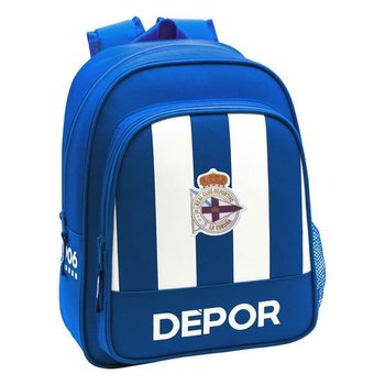 Plecak szkolny dla chłopca niebieski R. C. Deportivo de La Coruña piłka nożna  - r. c. deportivo de la coruña