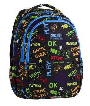 Plecak szkolny dla chłopca różnokolorowy CoolPack wielokomorowy - CoolPack
