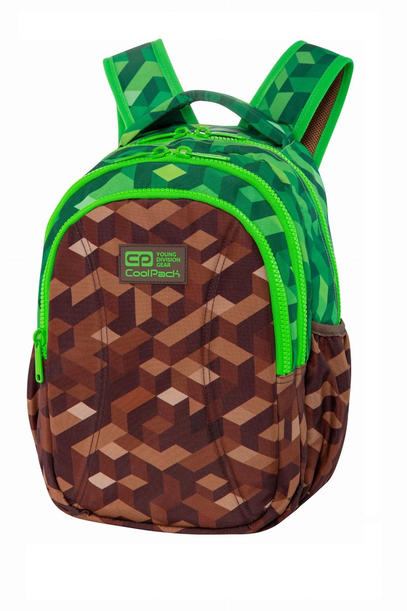 Фото - Шкільний рюкзак (ранець) Patio Plecak szkolny dla chłopca zielony CoolPack dwukomorowy 
