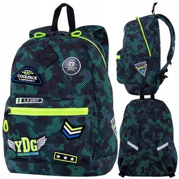 Plecak szkolny dla chłopca zielony CoolPack jednokomorowy - CoolPack