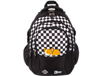 Plecak szkolny dla dzieci St.Right szachownica czarny
