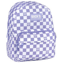 Plecak szkolny dla dzieci, szachownica, fioletowy, BackUp
