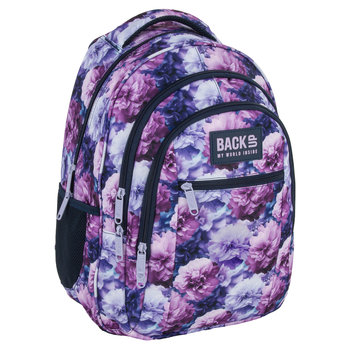Plecak szkolny dla dziewczynki BackUp o violet blooms fioletowy Klasa 1-3 - BackUp
