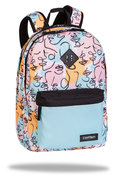 Plecak szkolny dla dziewczynki beżowy CoolPack wielokomorowy - CoolPack