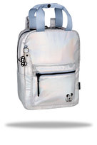 Plecak szkolny dla dziewczynki Blis Opal Collection Disney 100, Myszka Minnie, srebrny, CoolPack