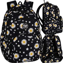 Plecak szkolny dla dziewczynki CoolPack Pick Daisy kwiaty czarny 