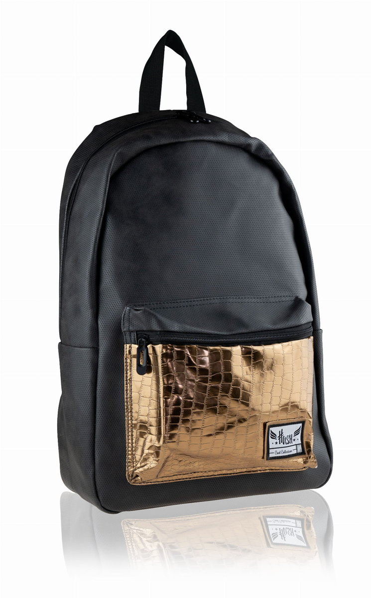 Фото - Шкільний рюкзак (ранець) Astra Plecak szkolny dla dziewczynki czarny Hash jednokomorowy 