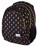 Plecak szkolny dla dziewczynki czarny Head  kot trzykomorowy - Head
