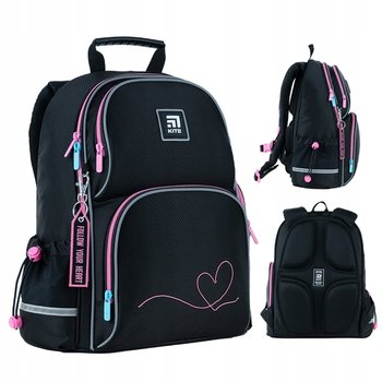 Plecak szkolny dla dziewczynki LED serduszko Kite - KITE