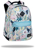 Plecak szkolny dla dziewczynki, liście, biały, CoolPack - CoolPack