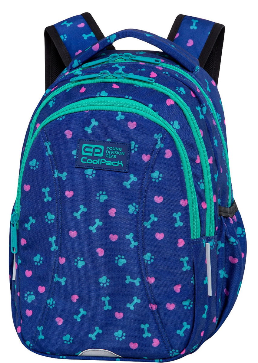 Zdjęcia - Plecak szkolny (tornister) CoolPack Plecak szkolny dla dziewczynki niebieski  pies 