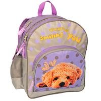 Plecak szkolny dla dziewczynki Paso pies jednokomorowy - Paso