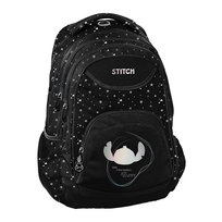 Plecak szkolny dla dziewczynki Paso Stitch czarny Paso