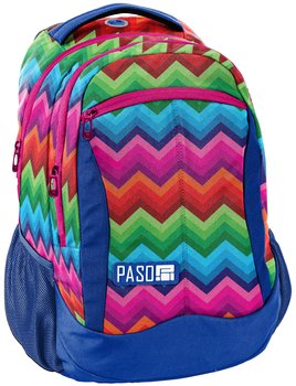 Plecak szkolny dla dziewczynki Paso trzykomorowy - Paso