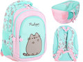 Plecak szkolny dla dziewczynki, Pusheen, turkusowy, St.Majewski&nbsp;-&nbsp;St.Majewski