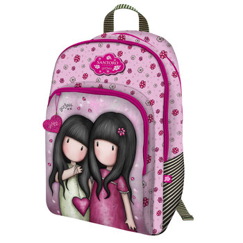 Plecak szkolny dla dziewczynki różnokolorowy Santoro London Sparkle & Bloom wielokomorowy - Santoro London