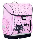 Plecak szkolny dla dziewczynki różowy Hame Black Cat jednokomorowy - Hama