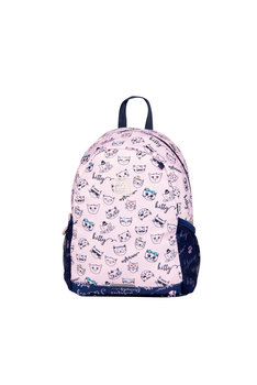 Plecak szkolny dla dziewczynki różowy Mybaq kot - Mybaq