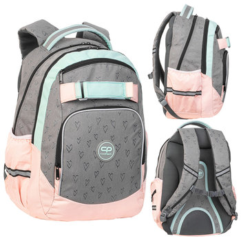 Plecak szkolny dla dziewczynki, serce, szary, CoolPack - CoolPack