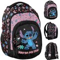 Plecak szkolny dla dziewczynki, Stitch, czarny, Paso - Paso