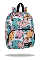 Plecak szkolny dla dziewczynki, sztuka, biały, Patio CoolPack