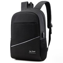 Plecak szkolny męski damski do pracy szkoły czarny miejski laptop sportowy czarny