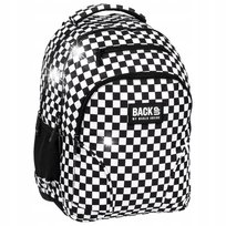 Plecak Szkolny Młodzieżowy Backup Szachownica Unisex Czarno Biały W94