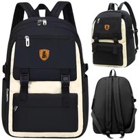 Plecak Szkolny Młodzieżowy Do Szkoły Dla Chłopaka Dziewczyny Lekki Czarny