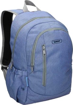 Plecak szkolny młodzieżowy EurocomVibe Blue jednokomorowy - Eurocom