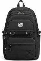 Plecak Szkolny Młodzieżowy Tornister Dla Dziewczynki Chłopca Czarny Dla 1-3