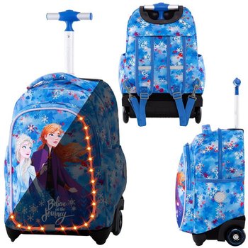Plecak szkolny na kółkach Coolpack Jack LED Disney Frozen II B52306 - CoolPack