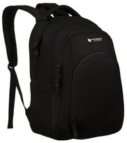 Plecak szkolny Peterson duży mieszczący A4 plecak sportowy z portem USB, czarny