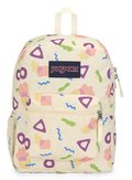 Plecak szkolny sportowy dla dziewczynki Cross Town, geometryczny, beżowy, JanSport - JanSport