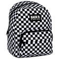 Plecak szkolny Szachownica Biało-Czarna BackUp - BackUp