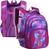 Plecak Szkolny Tornister Dla Dziewczynki Wielokomorowy Syrenka Do Klasy 1-3