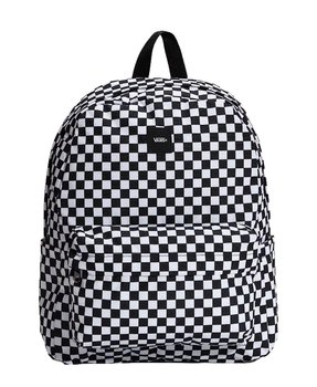 plecak szkolny VANS Off the Wall szachownica sportowy Old Skool Check (22 L), Black/White - Vans