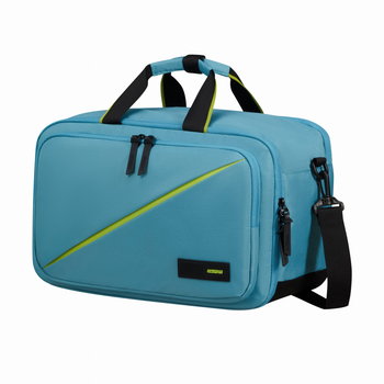Plecak torba kabinowa z kieszenią na laptop American Tourister Take2cabin 3-Way Board Bag 15,6" Breeze Blue 25l (25x40x20cm Ryanair,Wizz Air) - American Tourister