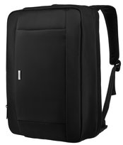 Plecak torba na laptopa podróżna do pracy torba na ramię Peterson, czarny